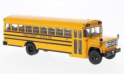 1/43 Scale GMC Conventional 9000 model School bus by XIO